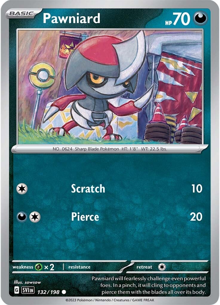 Pawniard (132/198) [Scarlet & Violet: Base Set] | Card Merchant Takapuna