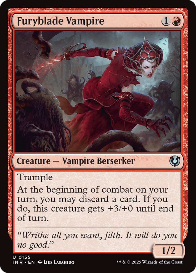 Furyblade Vampire [Innistrad Remastered] | Card Merchant Takapuna