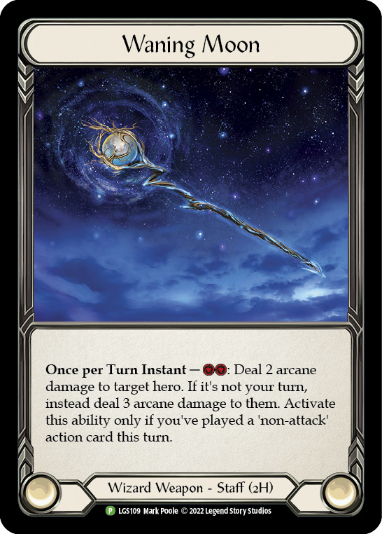 Waning Moon [LGS109] (Promo)  Cold Foil | Card Merchant Takapuna