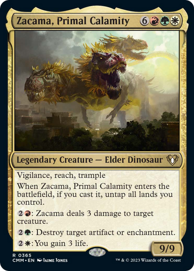 Zacama, Primal Calamity [Commander Masters] | Card Merchant Takapuna