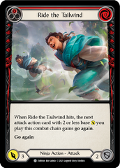 Ride the Tailwind (Red) [EVR044] (Everfest)  1st Edition Rainbow Foil | Card Merchant Takapuna