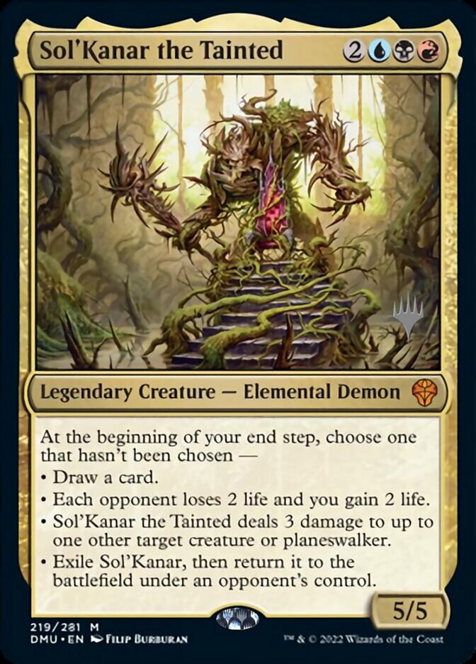 Sol'Kanar the Tainted (Promo Pack) [Dominaria United Promos] | Card Merchant Takapuna