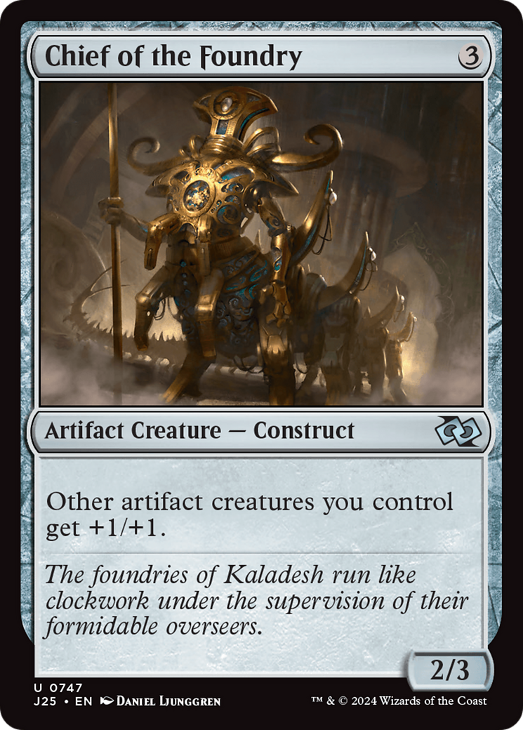 Chief of the Foundry [Foundations Jumpstart] | Card Merchant Takapuna