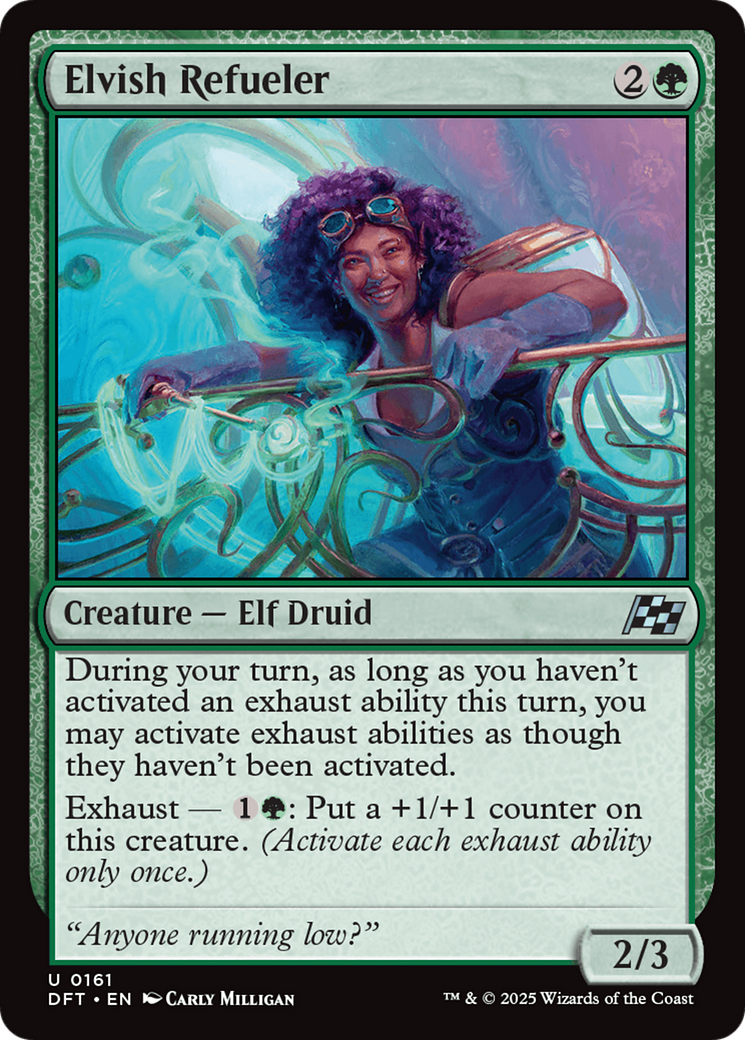 Elvish Refueler [Aetherdrift] | Card Merchant Takapuna