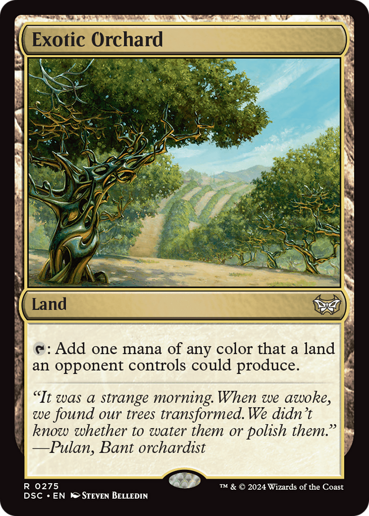 Exotic Orchard [Duskmourn: House of Horror Commander] | Card Merchant Takapuna