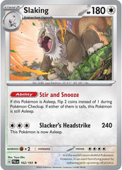 Slaking (162/193) [Scarlet & Violet: Paldea Evolved] | Card Merchant Takapuna