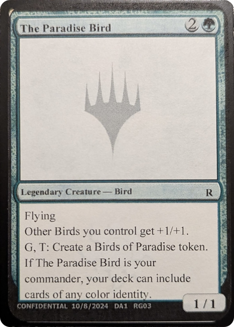 The Paradise Bird [Mystery Booster 2 Playtest Cards] | Card Merchant Takapuna