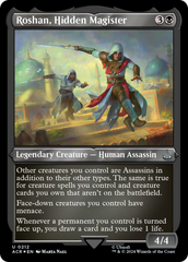 Roshan, Hidden Magister (Foil Etched) [Assassin's Creed] | Card Merchant Takapuna