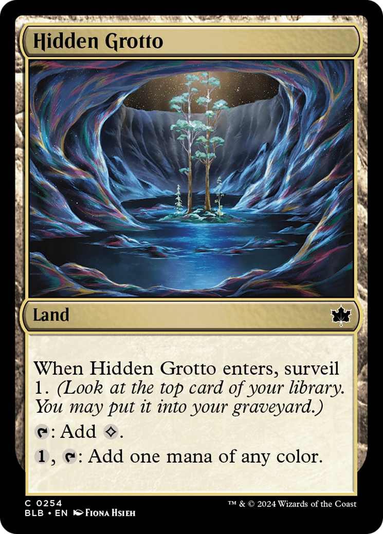 Hidden Grotto [Bloomburrow] | Card Merchant Takapuna