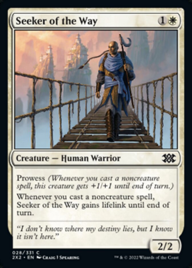 Seeker of the Way [Double Masters 2022] | Card Merchant Takapuna