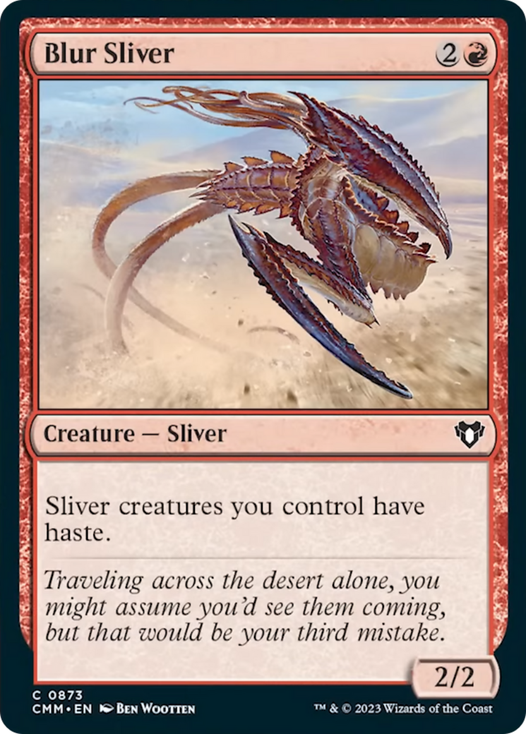 Blur Sliver [Commander Masters] | Card Merchant Takapuna