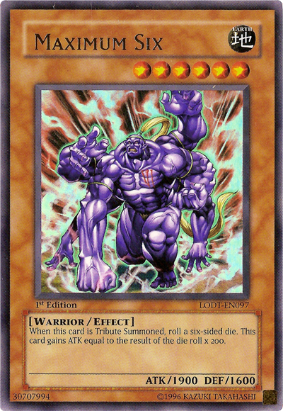 Maximum Six [LODT-EN097] Ultra Rare | Card Merchant Takapuna