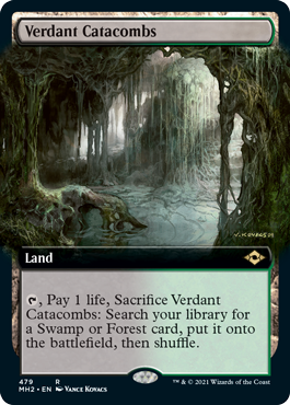 Verdant Catacombs (Extended Art) [Modern Horizons 2] | Card Merchant Takapuna