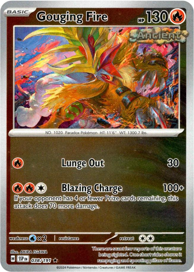 Gouging Fire (038/191) [Scarlet & Violet: Surging Sparks] | Card Merchant Takapuna