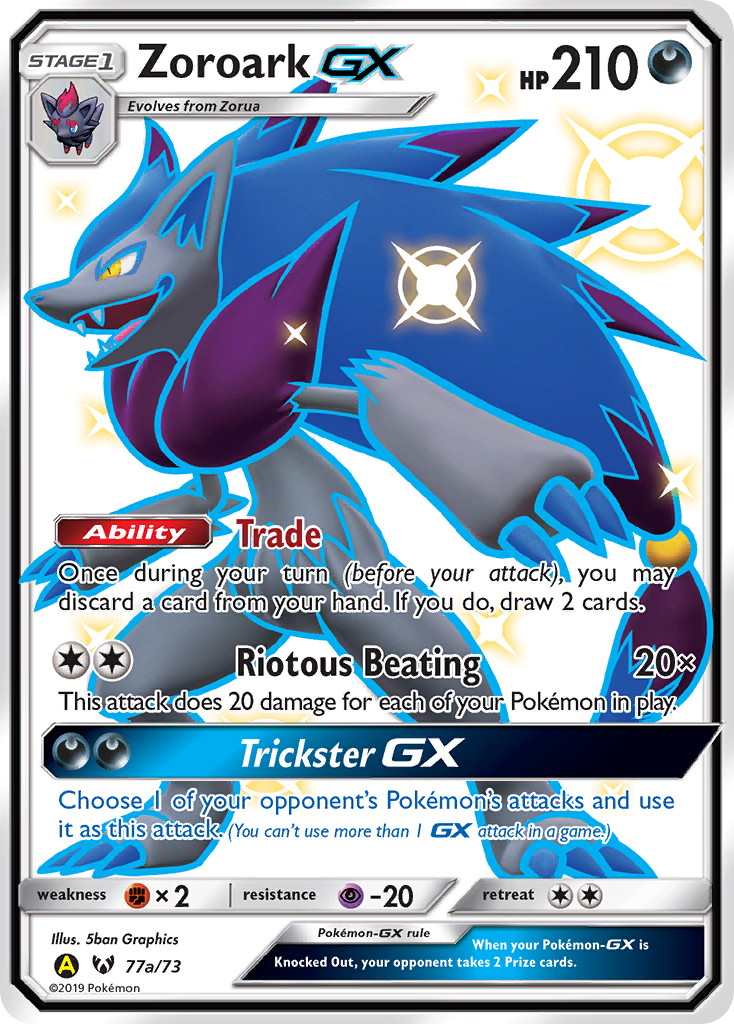 Zoroark GX (77a/73) [Alternate Art Promos] | Card Merchant Takapuna