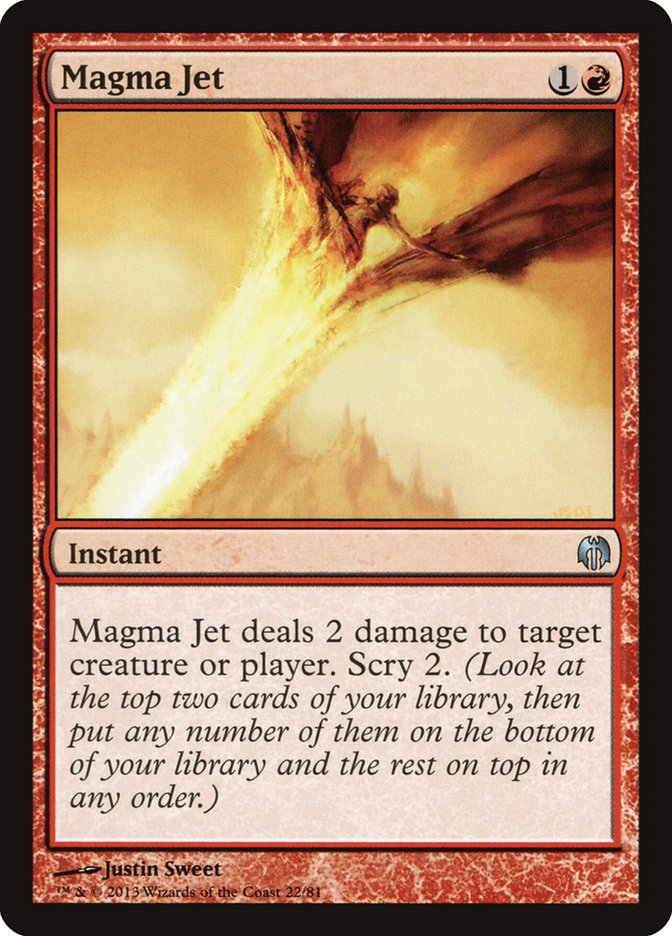 Magma Jet [Duel Decks: Heroes vs. Monsters] | Card Merchant Takapuna