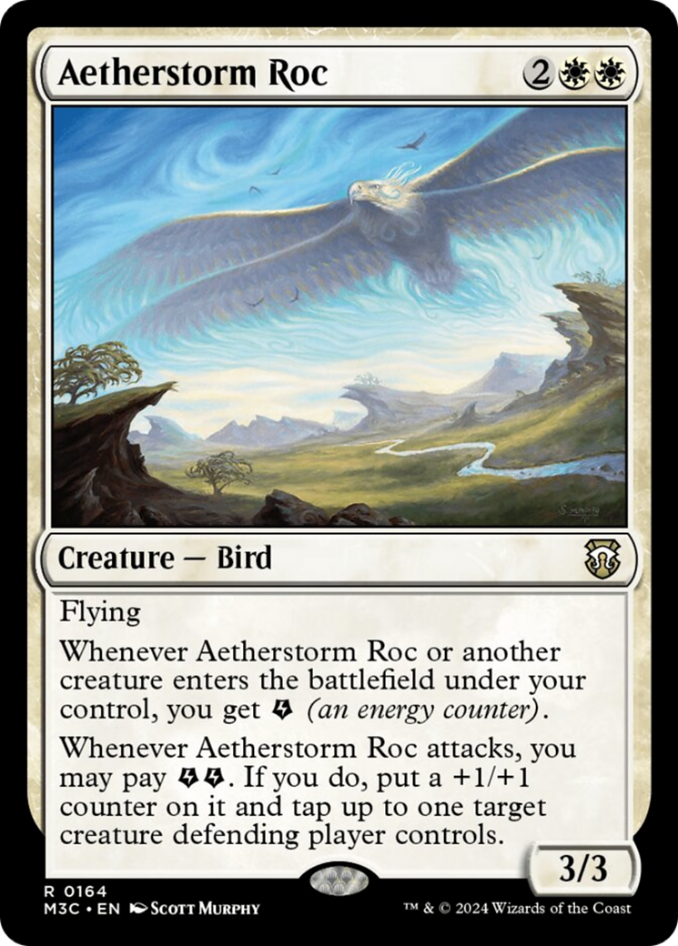 Aetherstorm Roc (Ripple Foil) [Modern Horizons 3 Commander] | Card Merchant Takapuna