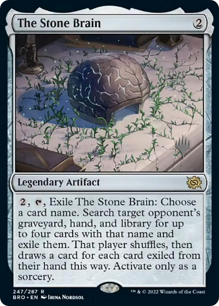 The Stone Brain (Promo Pack) [The Brothers' War Promos] | Card Merchant Takapuna