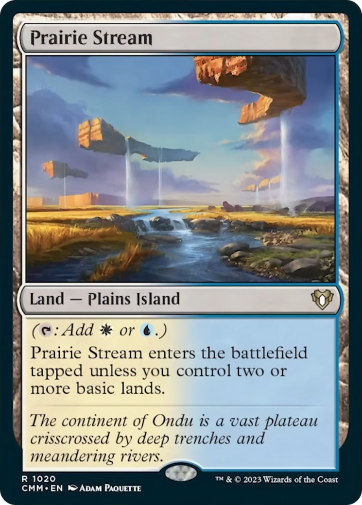 Prairie Stream [Commander Masters] | Card Merchant Takapuna