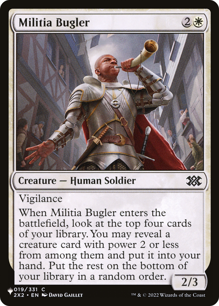 Militia Bugler [The List] | Card Merchant Takapuna