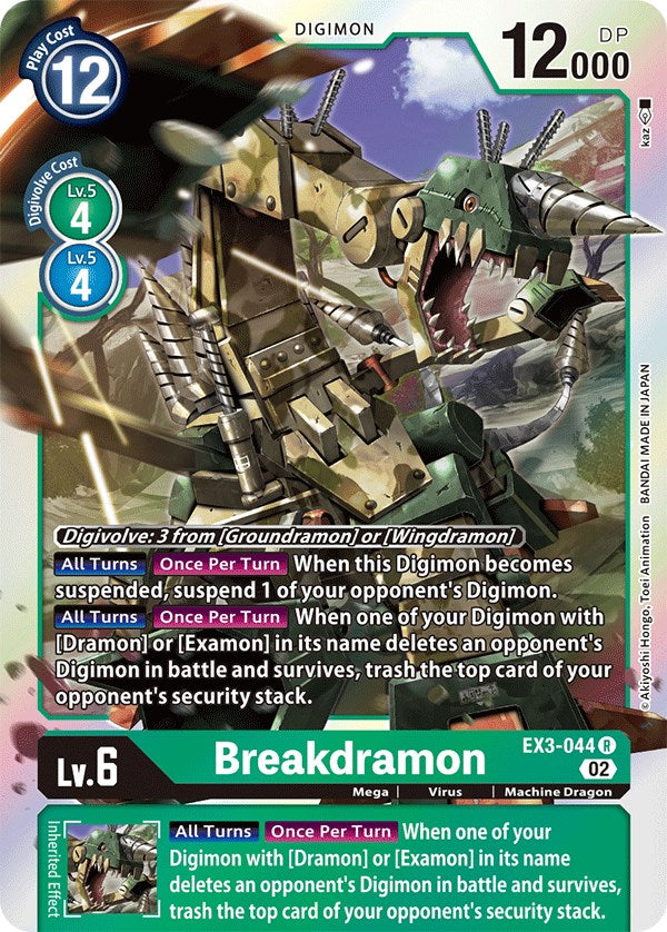 Breakdramon [EX3-044] [Draconic Roar] | Card Merchant Takapuna