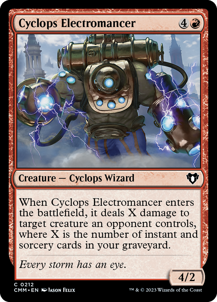 Cyclops Electromancer [Commander Masters] | Card Merchant Takapuna