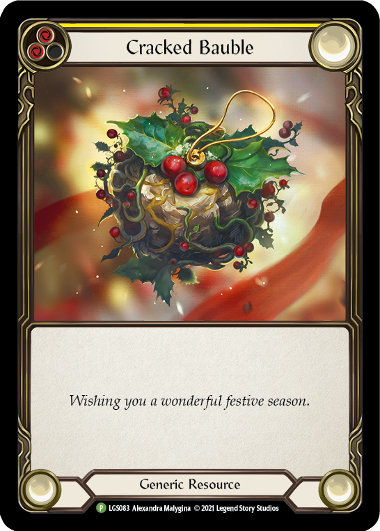 Cracked Bauble (Holiday 2021) [LGS083] (Promo)  Cold Foil | Card Merchant Takapuna