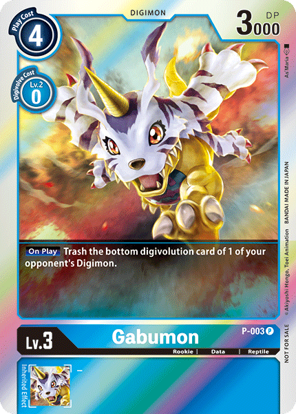 Gabumon [P-003] [Promotional Cards] | Card Merchant Takapuna