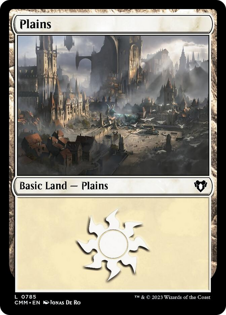 Plains (785) [Commander Masters] | Card Merchant Takapuna