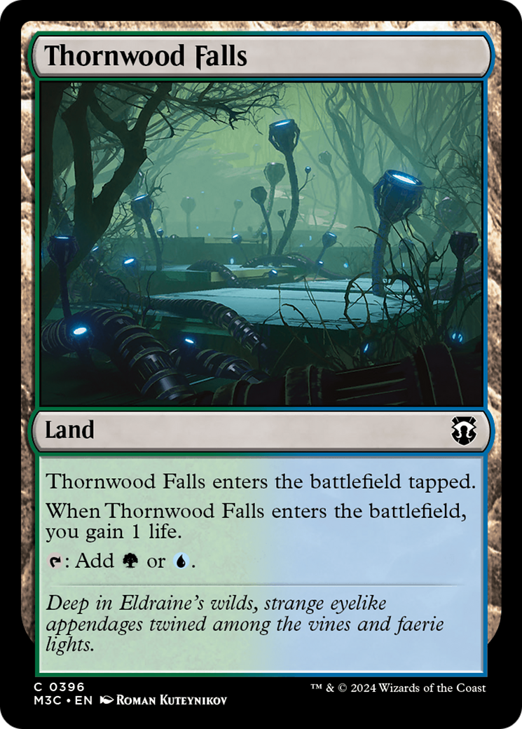 Thornwood Falls (Ripple Foil) [Modern Horizons 3 Commander] | Card Merchant Takapuna