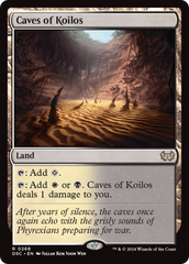 Caves of Koilos [Duskmourn: House of Horror Commander] | Card Merchant Takapuna