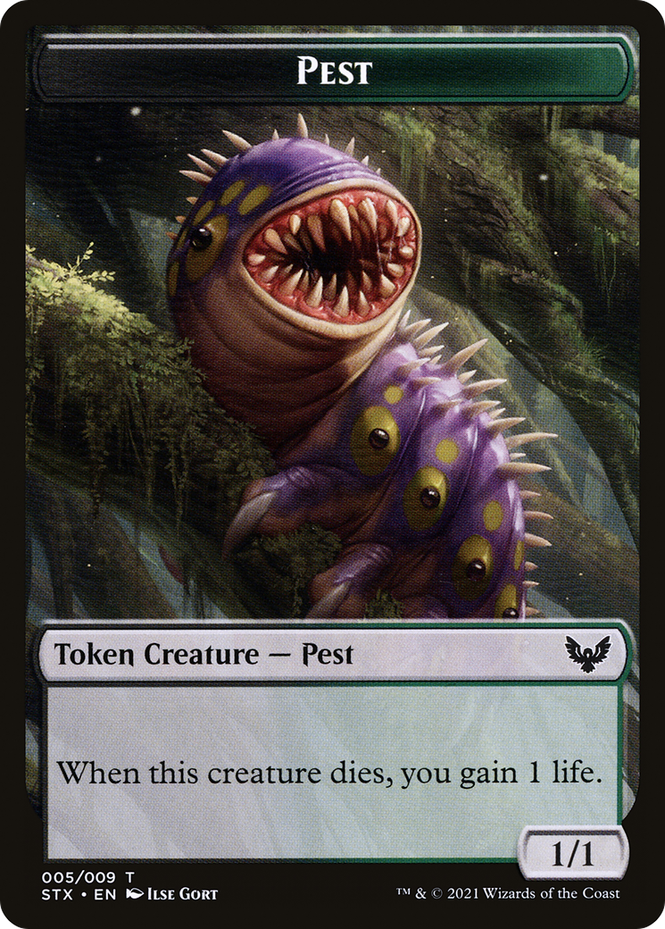 Pest // Lukka, Wayward Bonder Emblem Double-Sided Token [Secret Lair: From Cute to Brute Tokens] | Card Merchant Takapuna