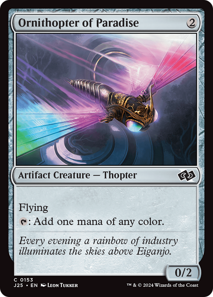 Ornithopter of Paradise [Foundations Jumpstart] | Card Merchant Takapuna