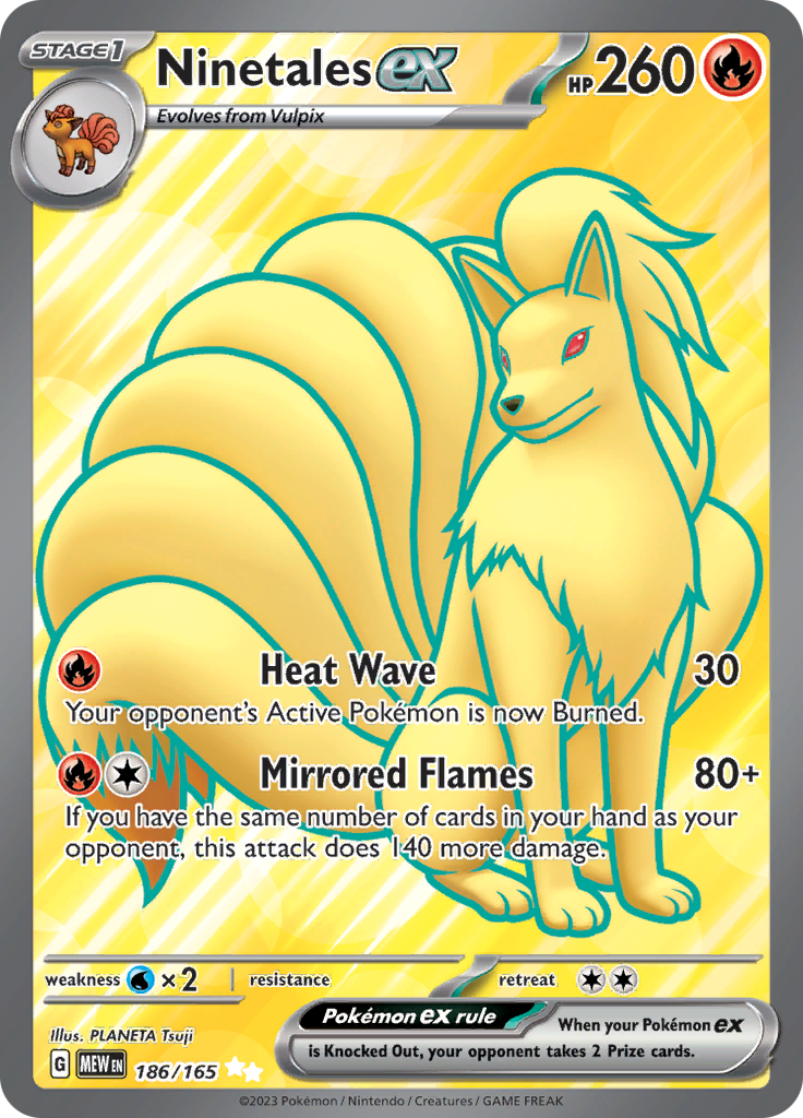 Ninetales ex (186/165) [Scarlet & Violet 151] | Card Merchant Takapuna