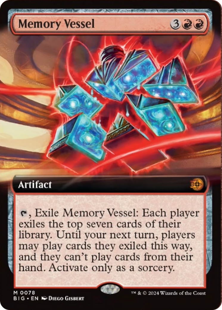 Memory Vessel (Extended Art) [Outlaws of Thunder Junction: The Big Score] | Card Merchant Takapuna