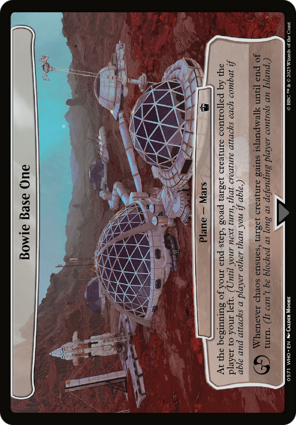 Bowie Base One [Doctor Who] | Card Merchant Takapuna