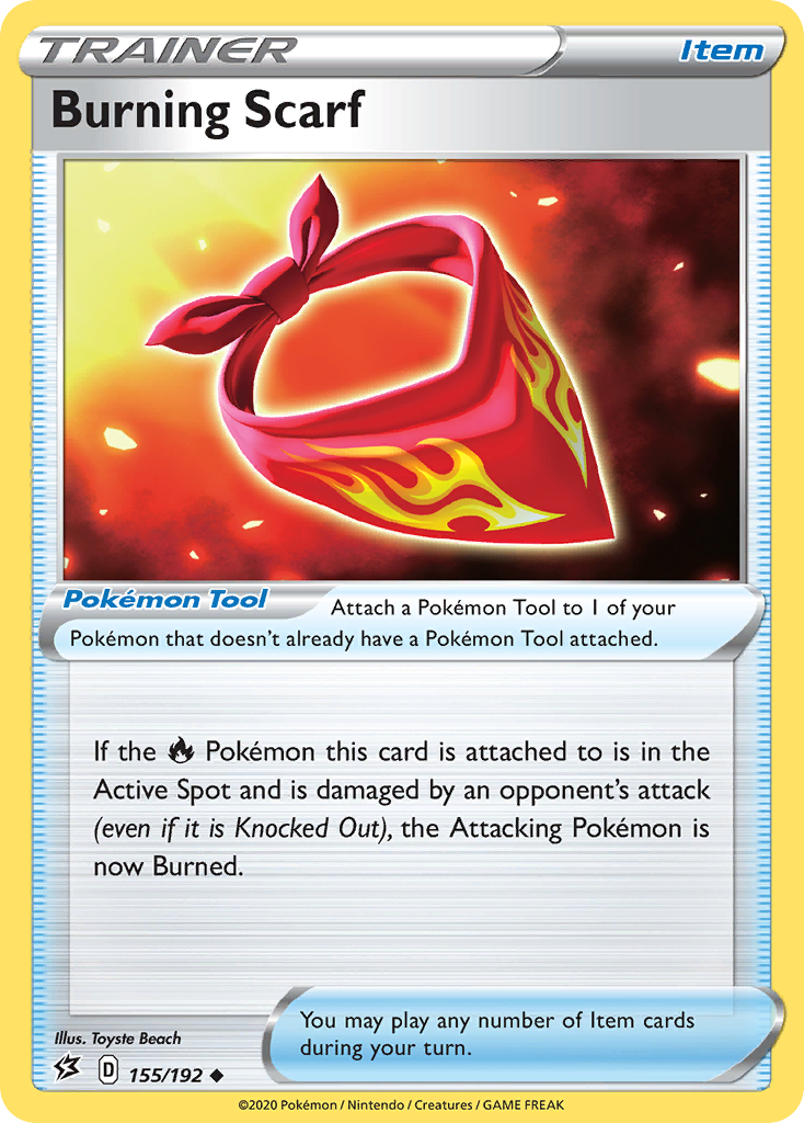 Burning Scarf (155/192) [Sword & Shield: Rebel Clash] | Card Merchant Takapuna