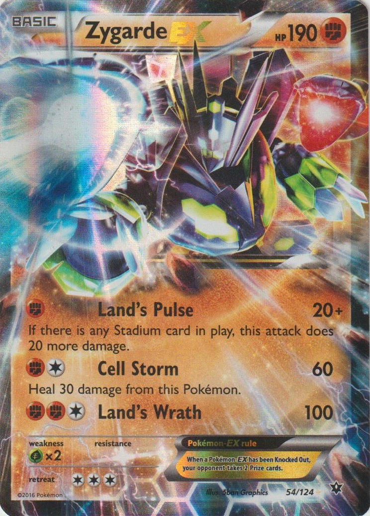 Zygarde EX (054/124) (Jumbo Card) [XY: Fates Collide] | Card Merchant Takapuna