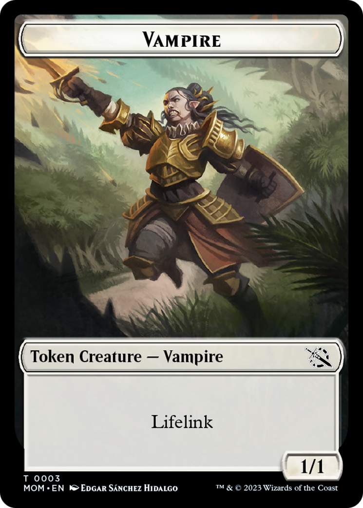 Vampire Token [March of the Machine Tokens] | Card Merchant Takapuna