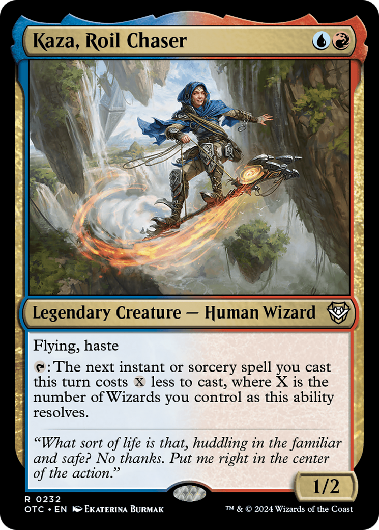 Kaza, Roil Chaser [Outlaws of Thunder Junction Commander] | Card Merchant Takapuna