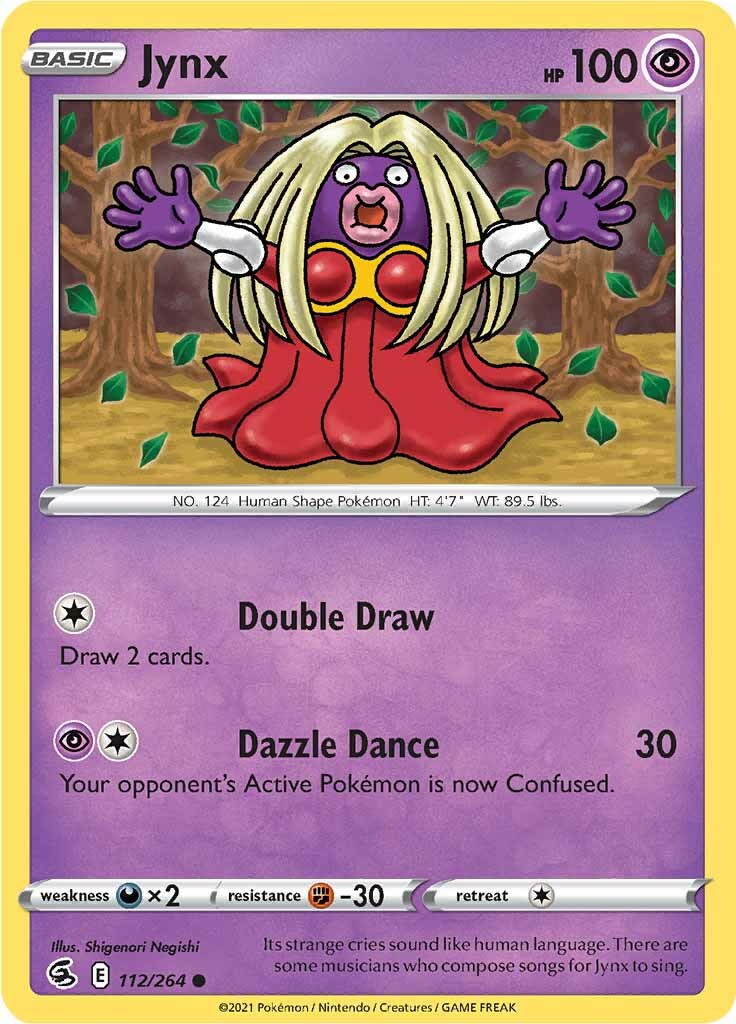 Jynx (112/264) [Sword & Shield: Fusion Strike] | Card Merchant Takapuna