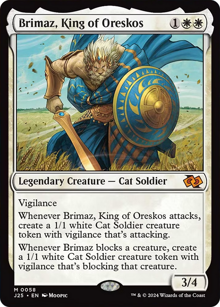 Brimaz, King of Oreskos [Foundations Jumpstart] | Card Merchant Takapuna