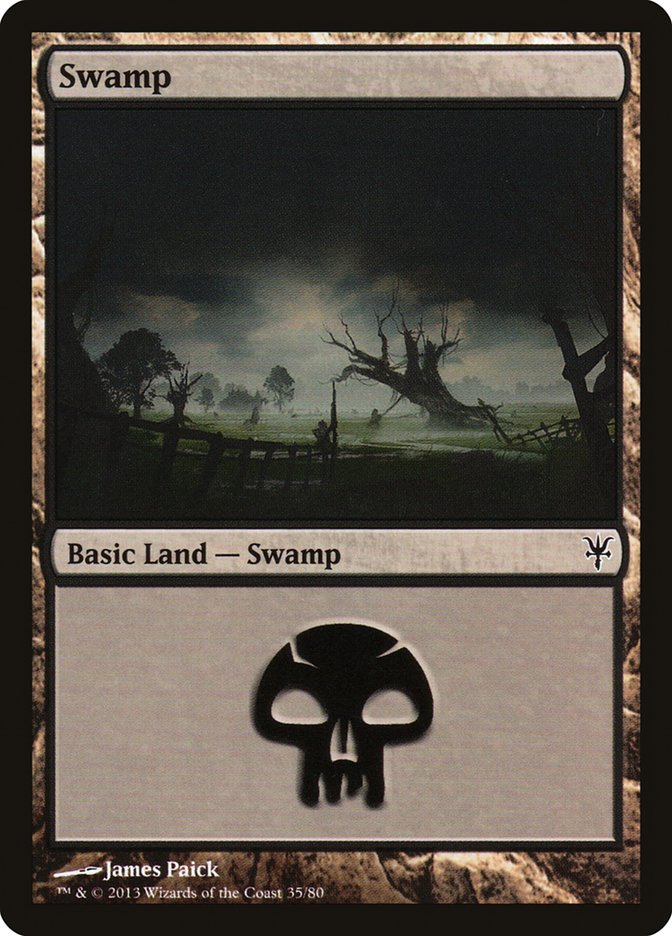 Swamp (35) [Duel Decks: Sorin vs. Tibalt] | Card Merchant Takapuna