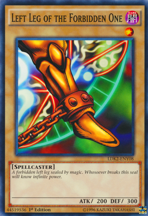 Left Leg of the Forbidden One [LDK2-ENY08] Common | Card Merchant Takapuna