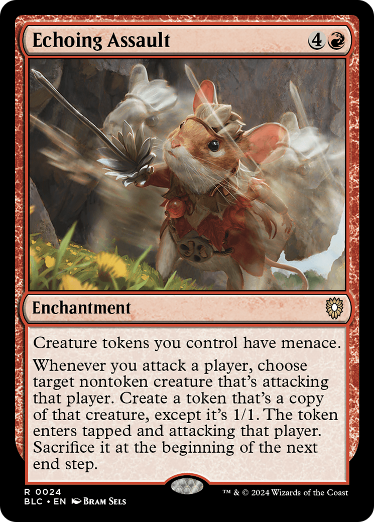 Echoing Assault [Bloomburrow Commander] | Card Merchant Takapuna