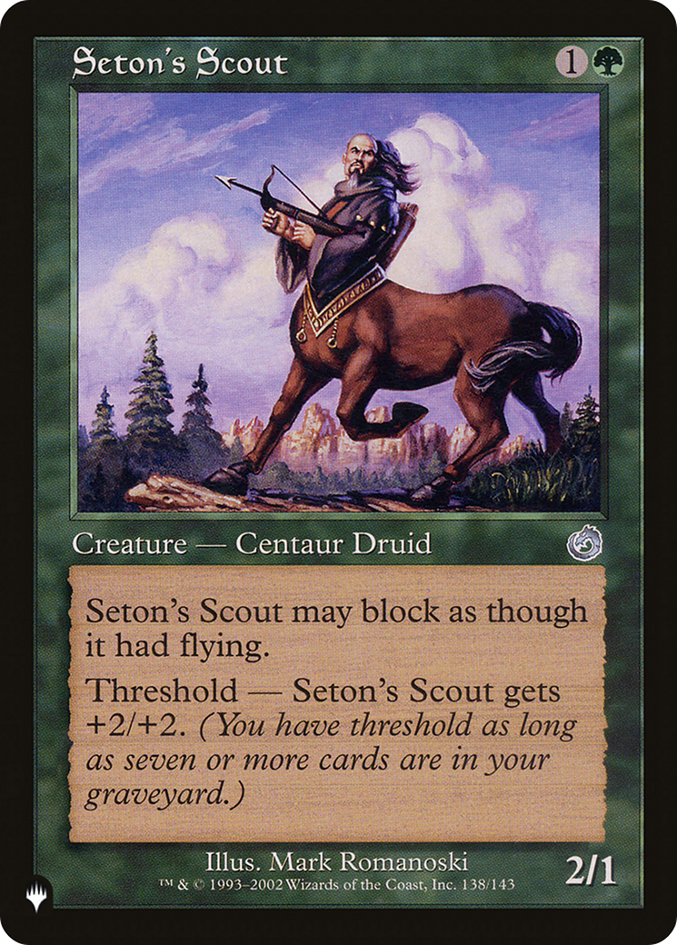 Seton's Scout [The List] | Card Merchant Takapuna