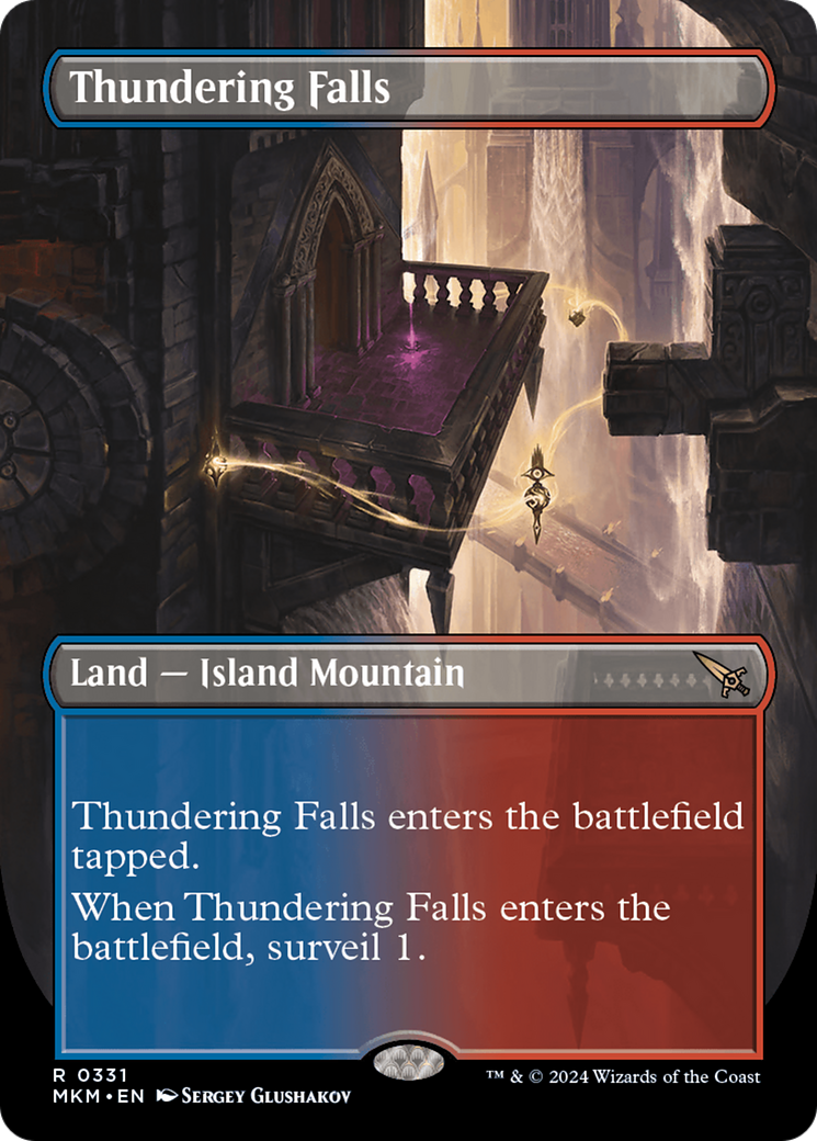 Thundering Falls (Borderless) [Murders at Karlov Manor] | Card Merchant Takapuna