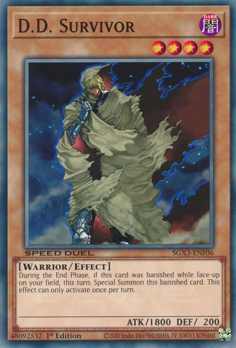 D.D. Survivor [SGX3-ENF06] Common | Card Merchant Takapuna