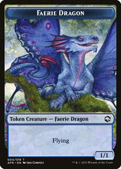 Devil // Faerie Dragon Double-Sided Token [Dungeons & Dragons: Adventures in the Forgotten Realms Tokens] | Card Merchant Takapuna