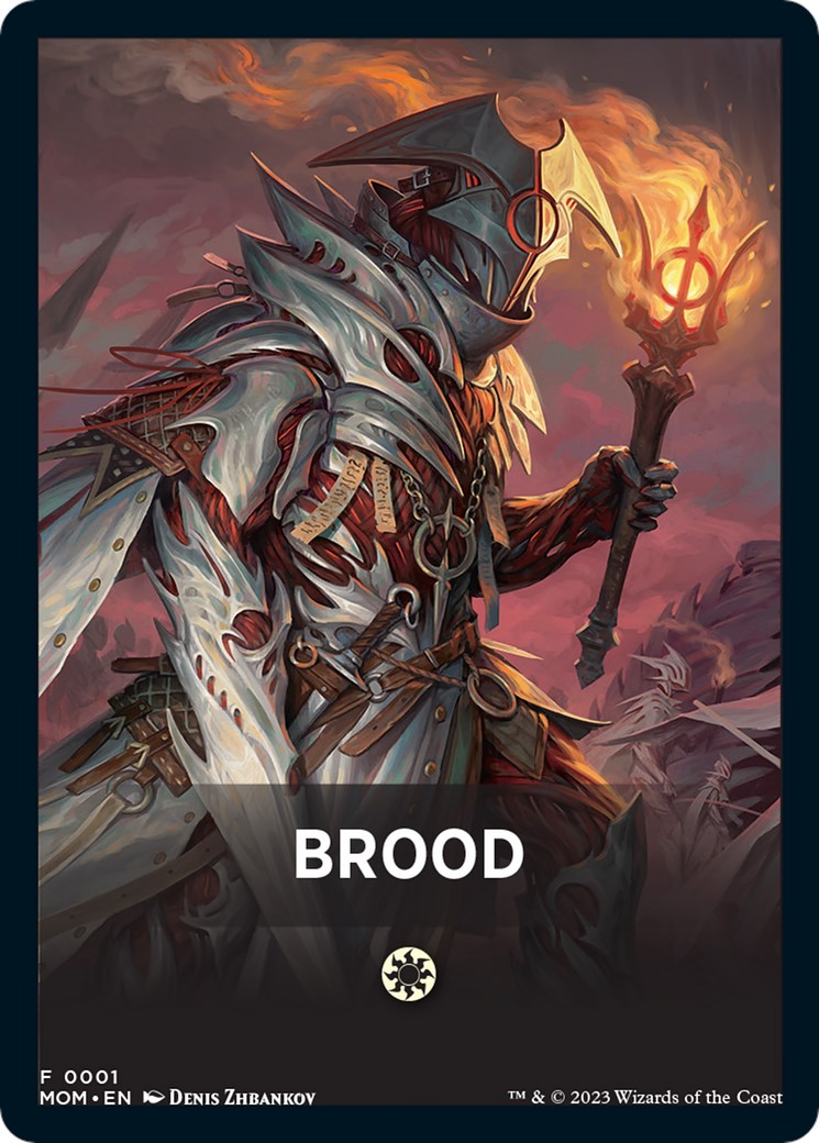 Brood Theme Card [March of the Machine Tokens] | Card Merchant Takapuna